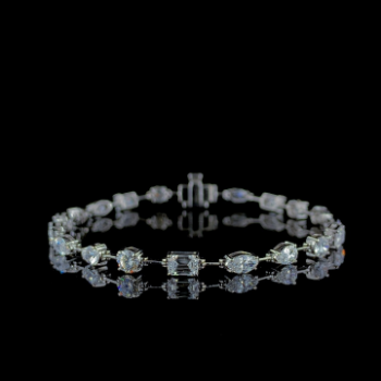Lab-Grown Diamond Multi-Shape Designer Bracelet