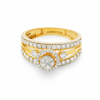 Mounted Diamond Majesty 14KT Gold Ring
