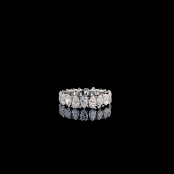 Lab-Grown Diamond Pear Shape Full Eternity Band